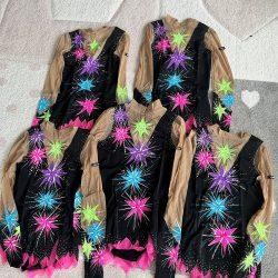 #S824 - 5 Leotards Sizes 32 to 36