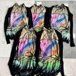 #S830 - 5 Leotards Sizes 32 to 34